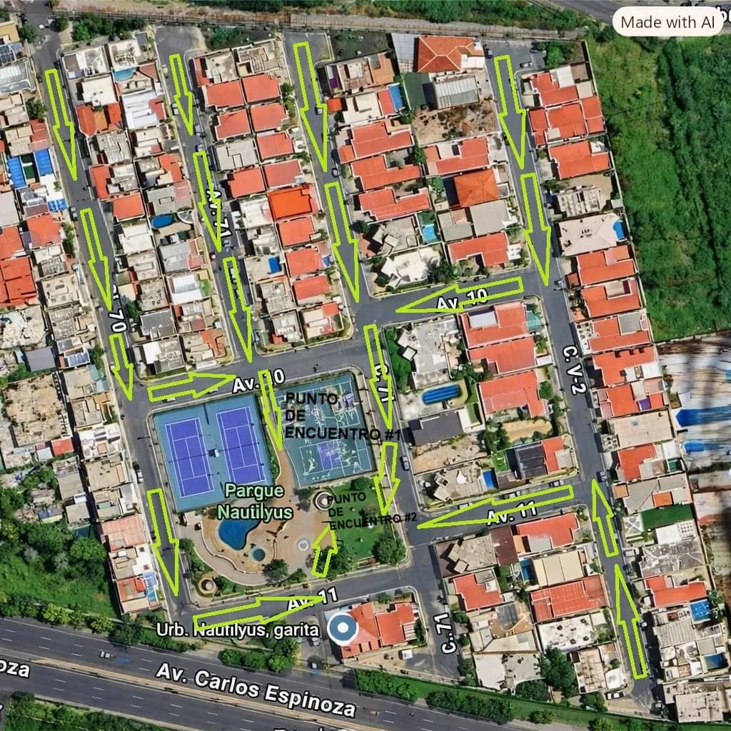 Urban Residential Streetscape