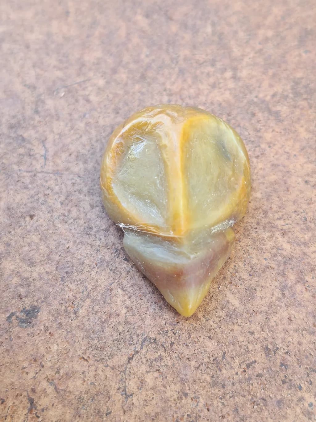 Golden Teardrop Stone