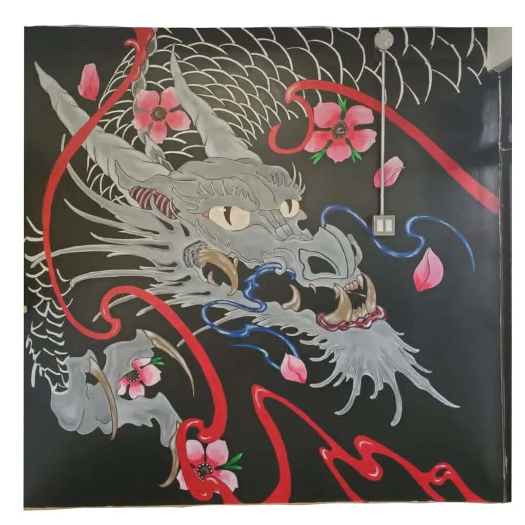 Dragon and Blossoms