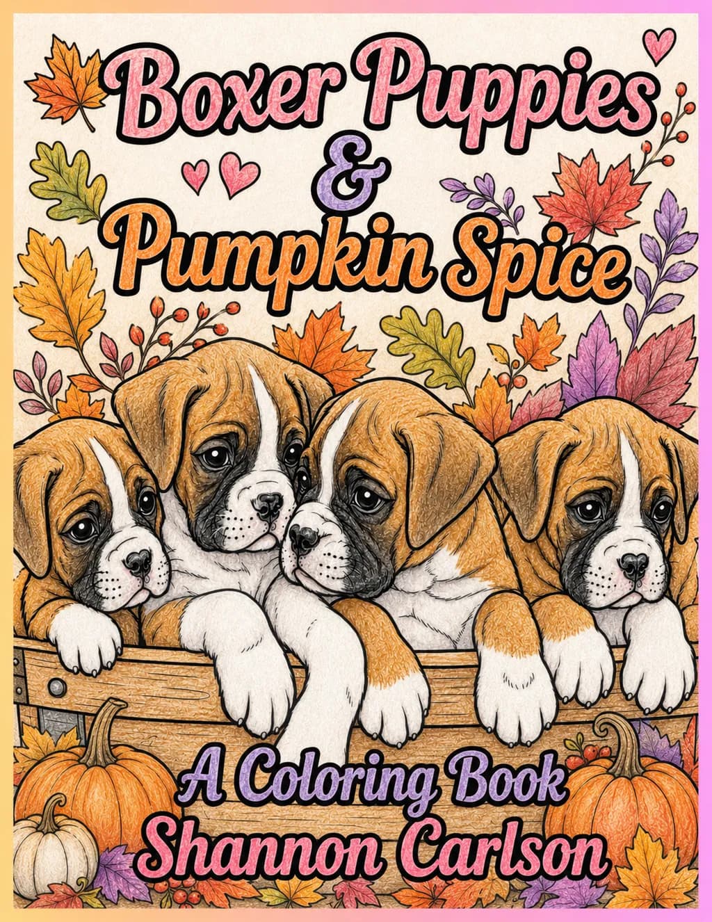 Boxer Puppies & Pumpkin Spice