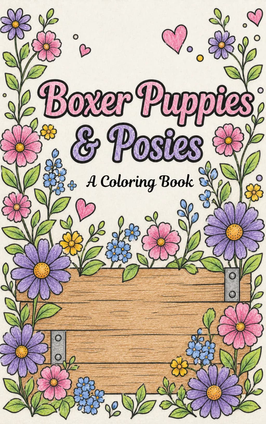 Boxer Puppies & Posies