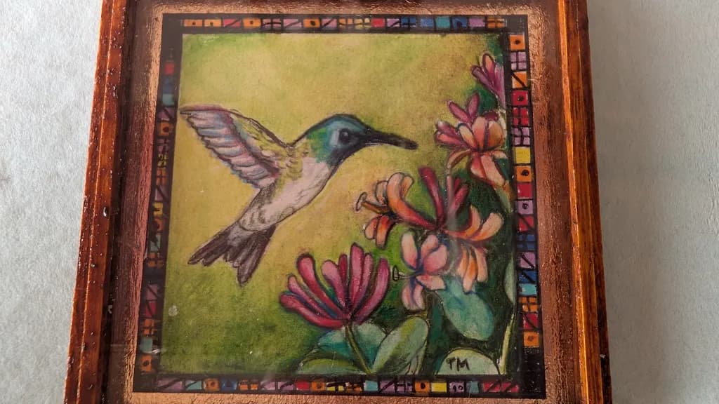 Hummingbird and Honeysuckle