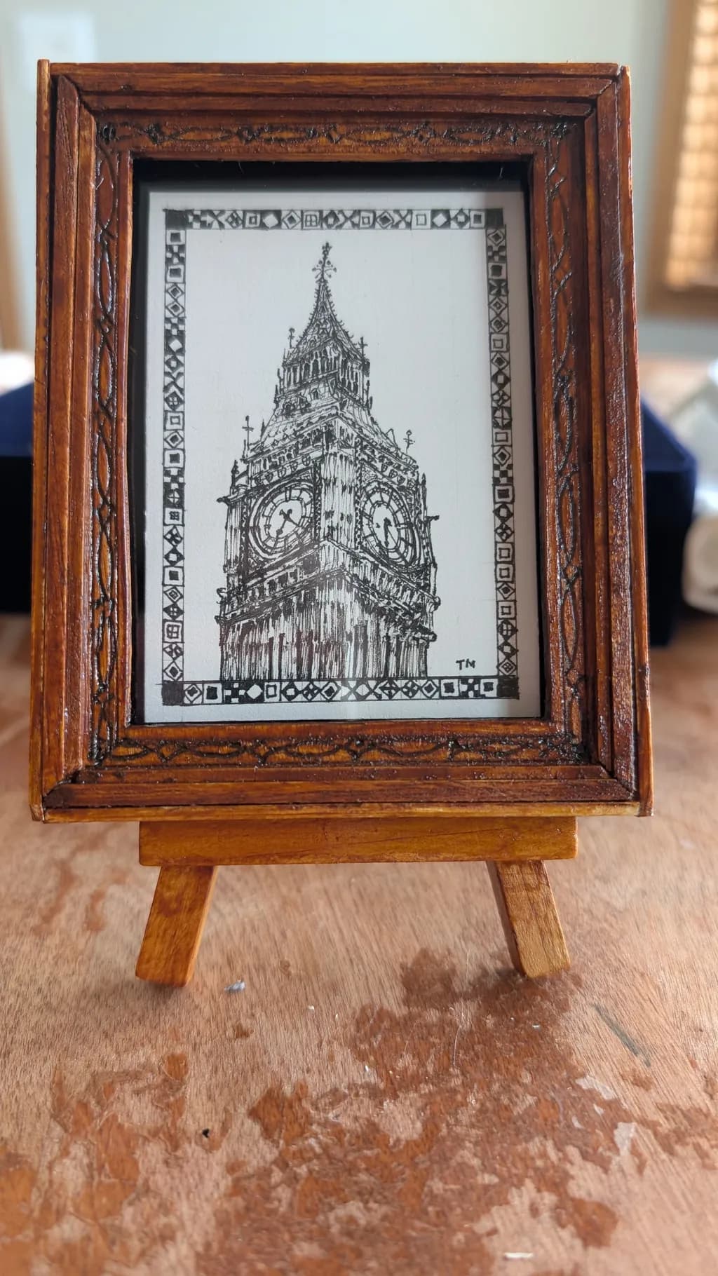 Big Ben Ink Sketch