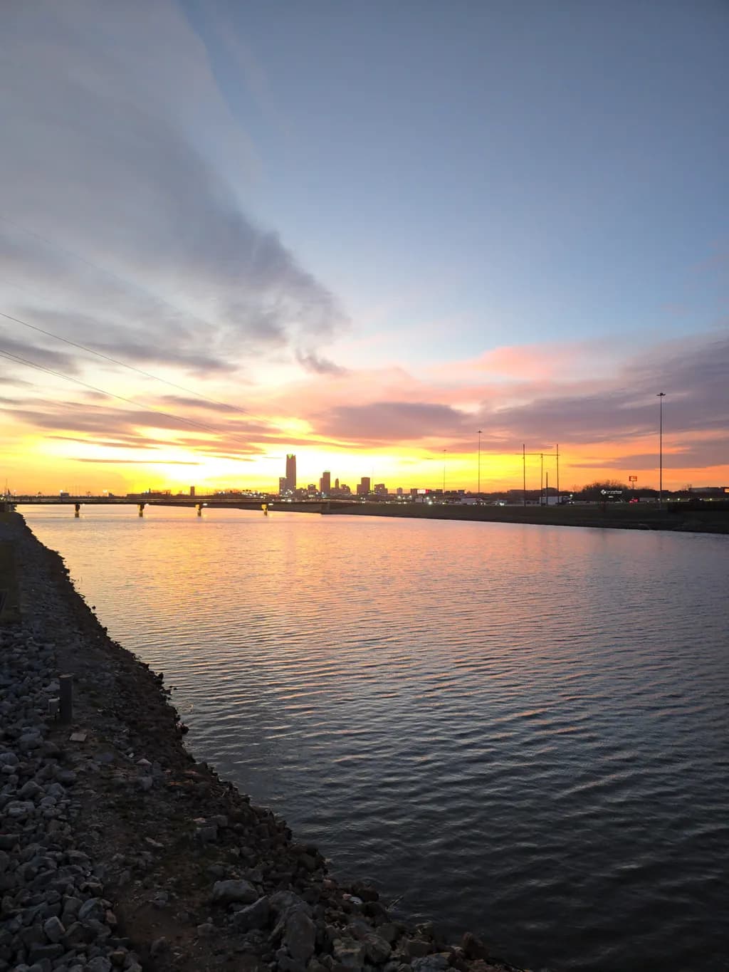 Cityscape Dusk Reflections