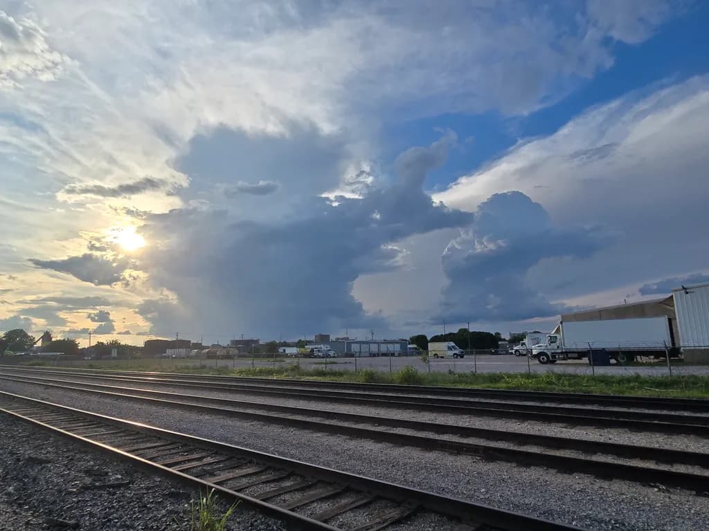 Industrial Sunset Tracks