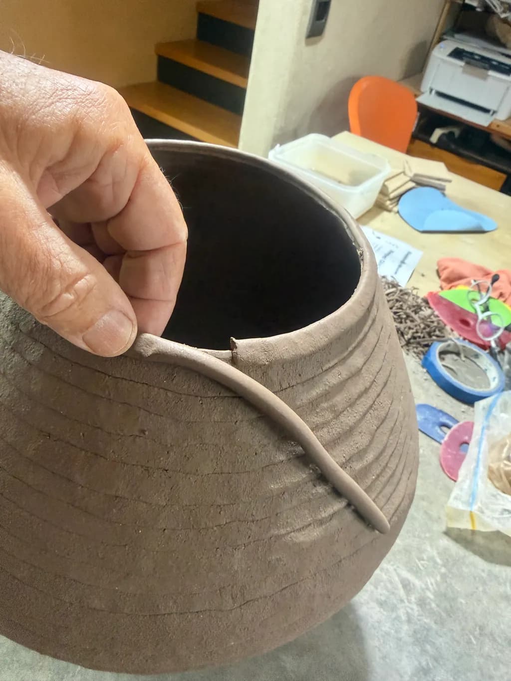 Earthen Coil Vessel