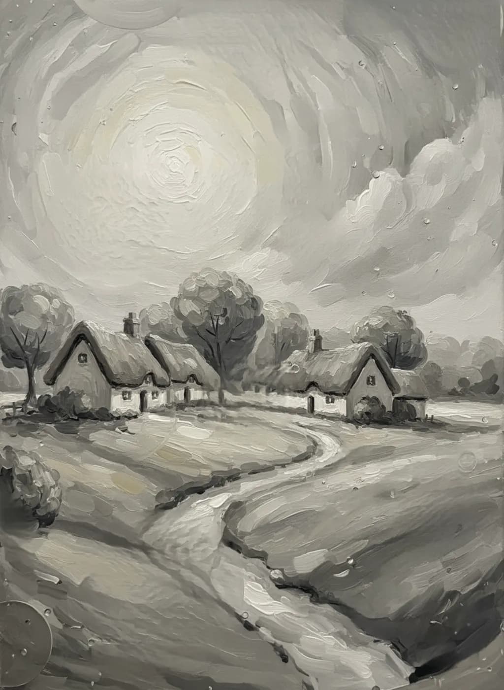 Moonlit Village