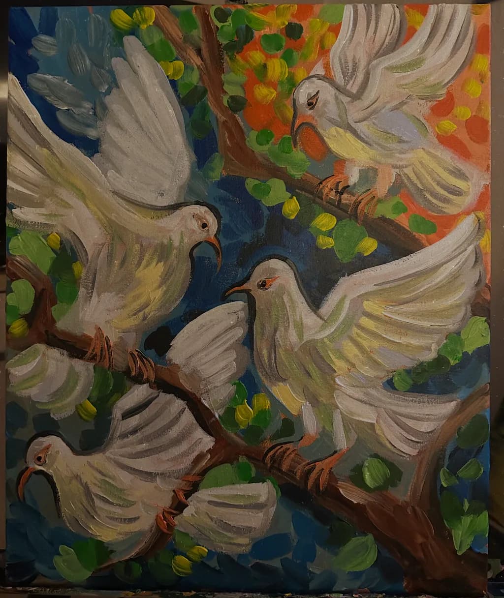 Doves in Motion