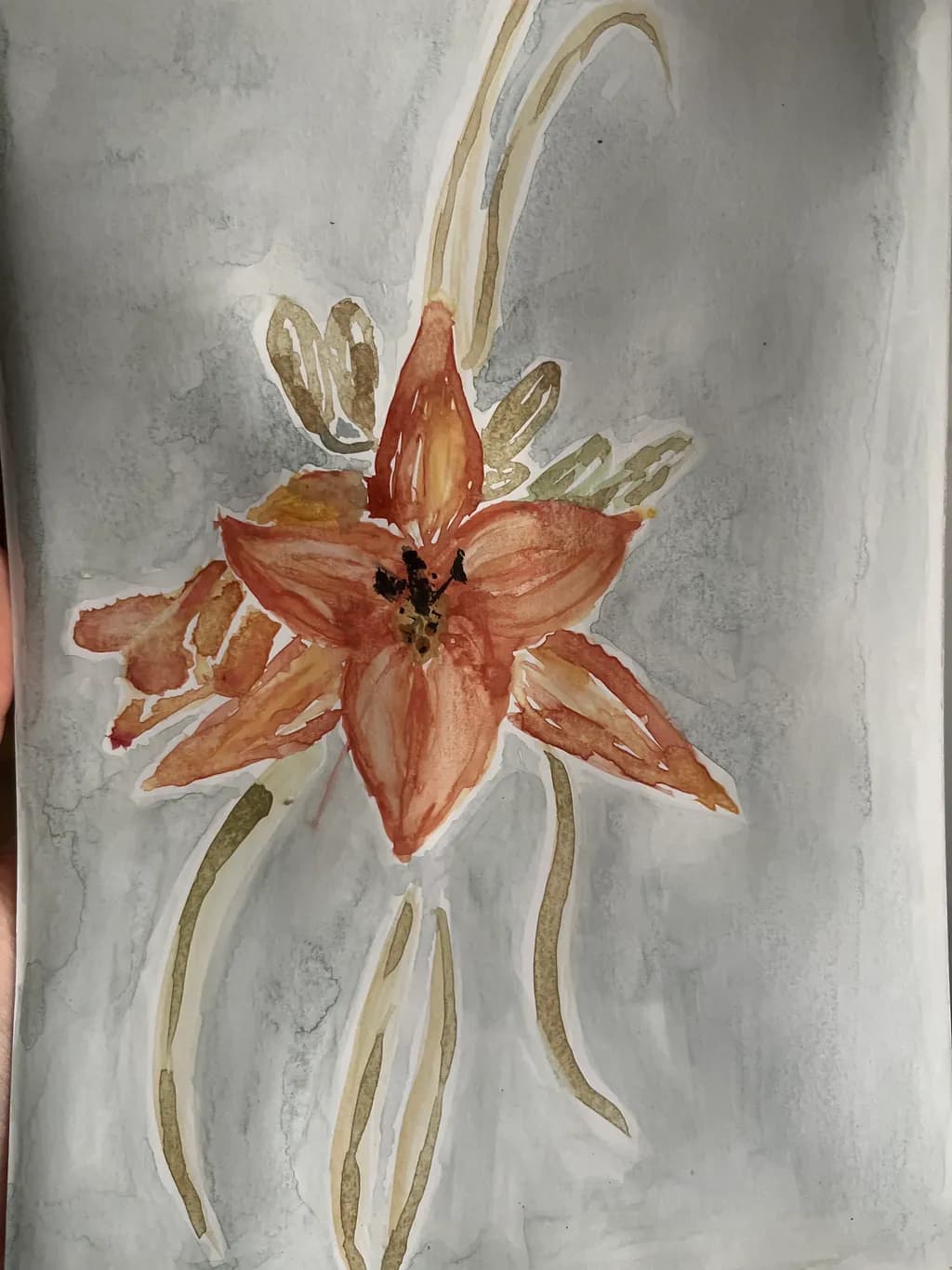 Burnt Amber Bloom