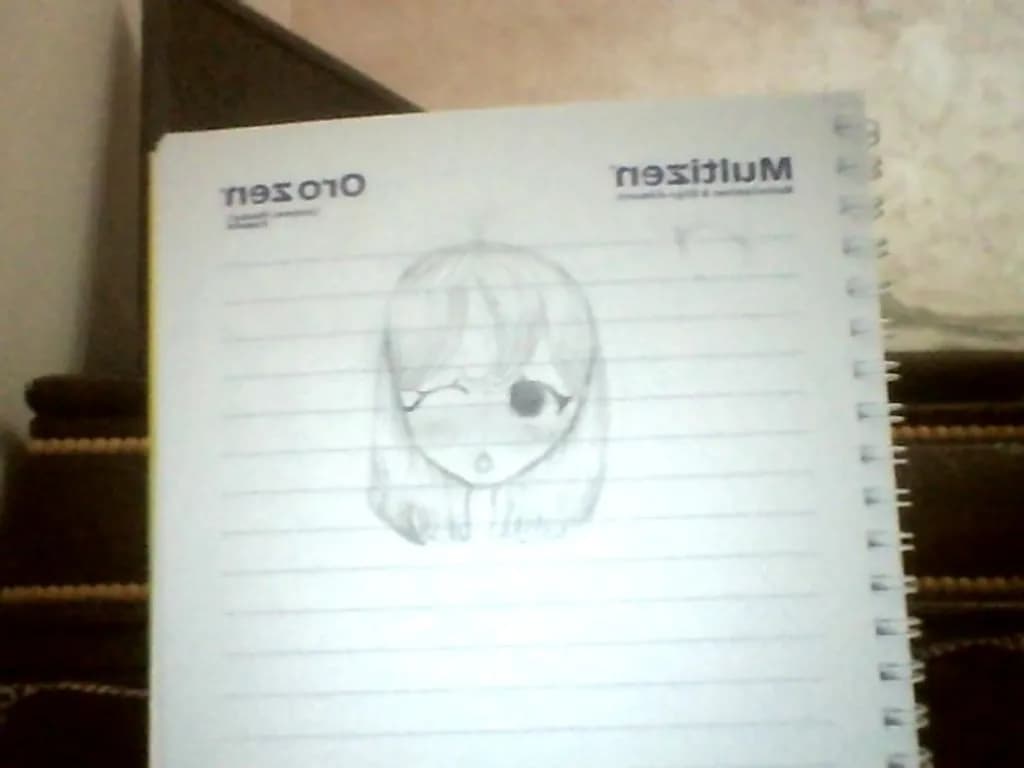 Winking Girl Sketch