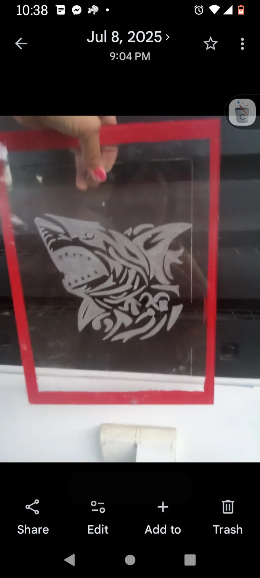 Tribal Shark Design