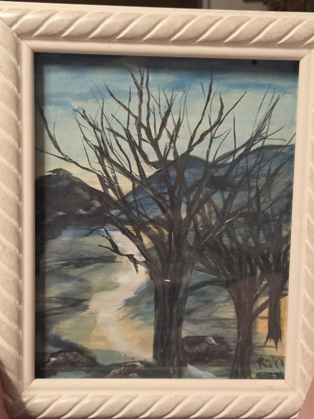 Mountain River Trees
