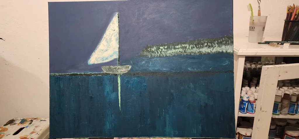 Moonlit Sail