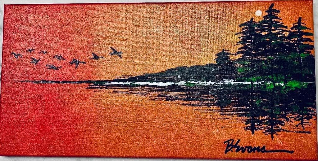 Crimson Shoreline