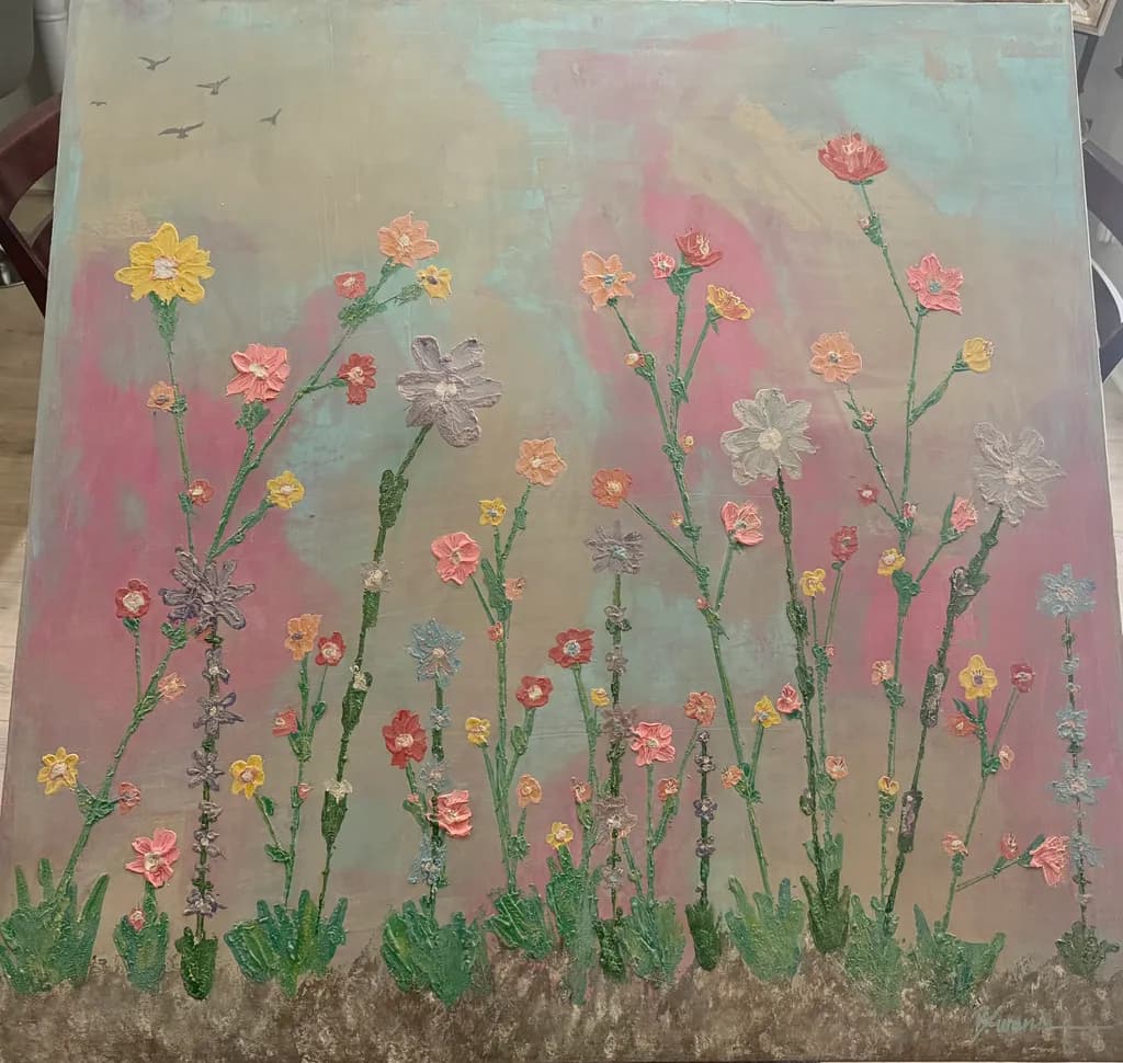 4x4 Floral