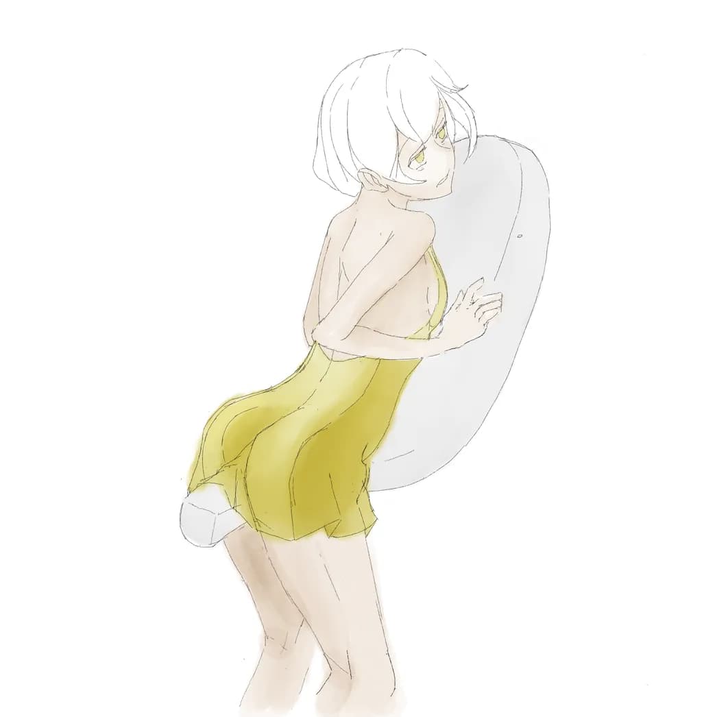 Yellow Dress Pose