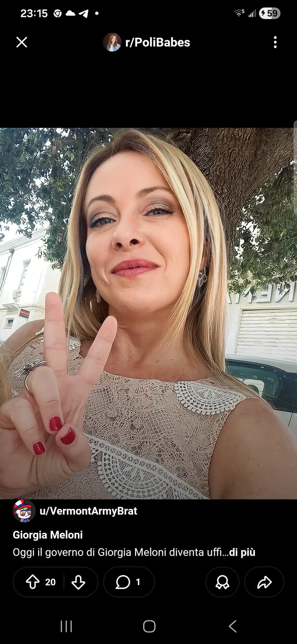 Victory Sign