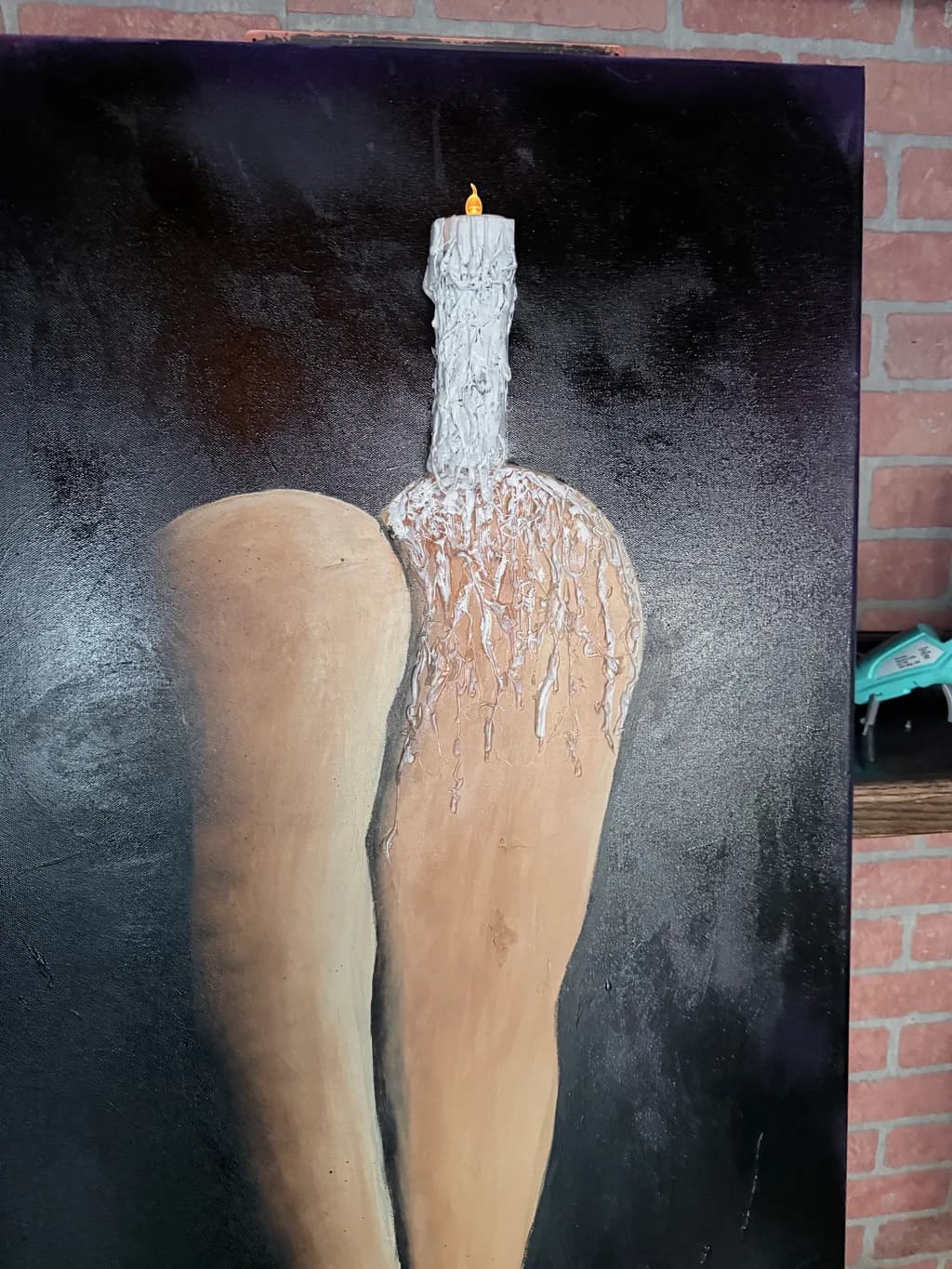 Melting Candle Legs