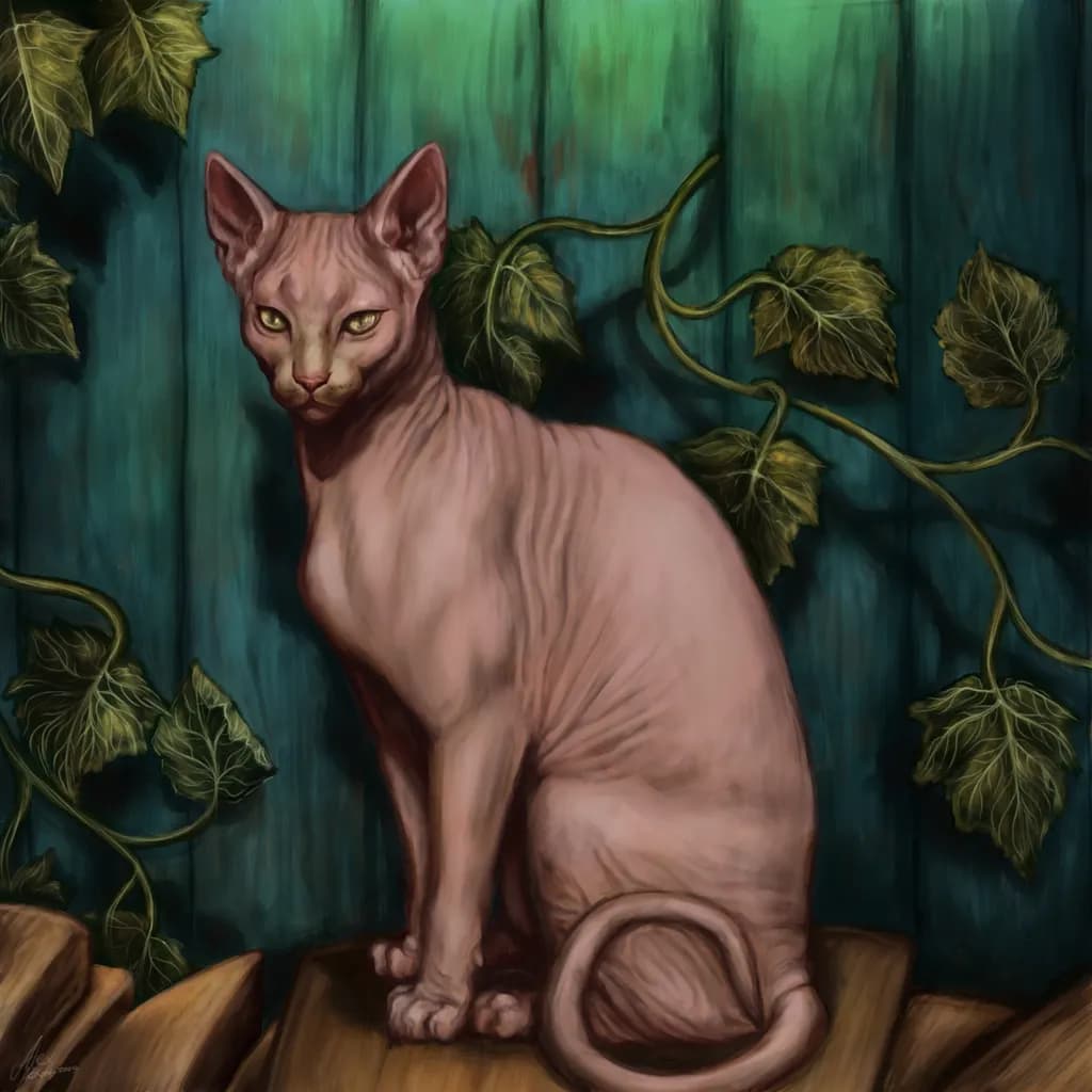 Sphinx Among Ivy