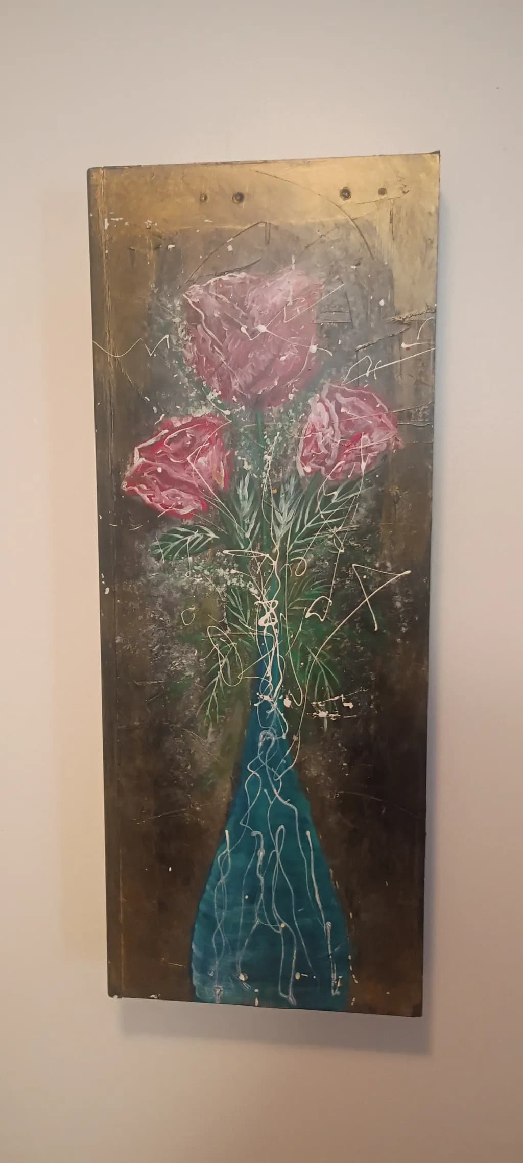 Rose Vase Composition