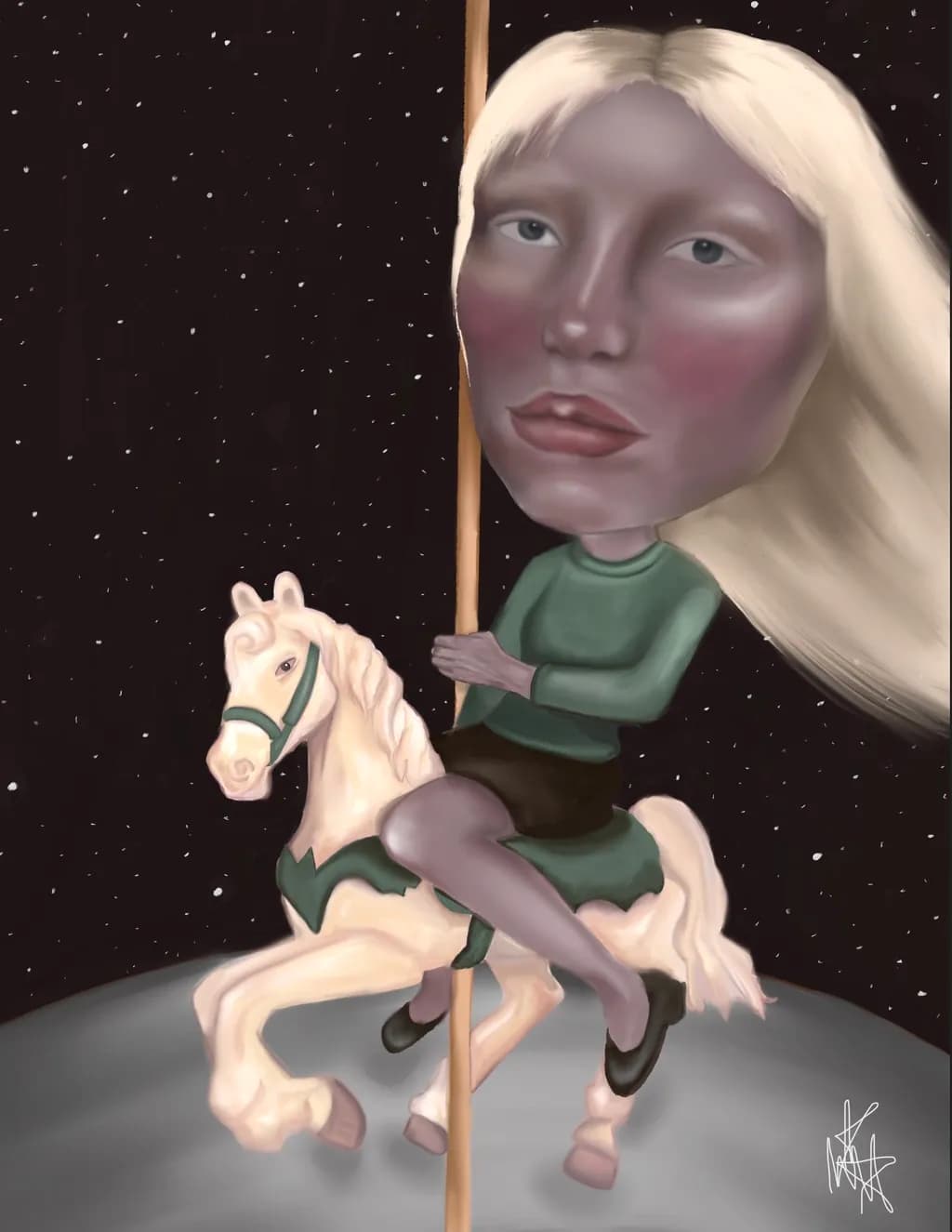 Celestial Carousel Rider