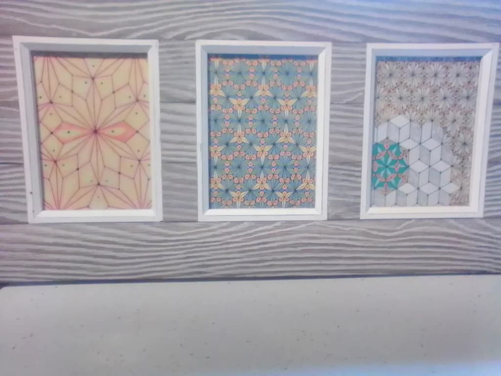 Geometric Blooms Trio