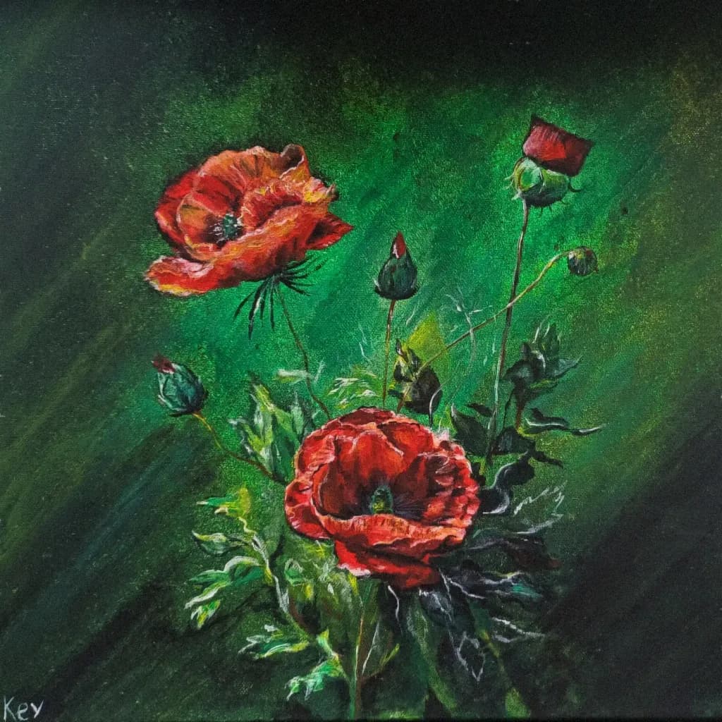 Crimson Poppies