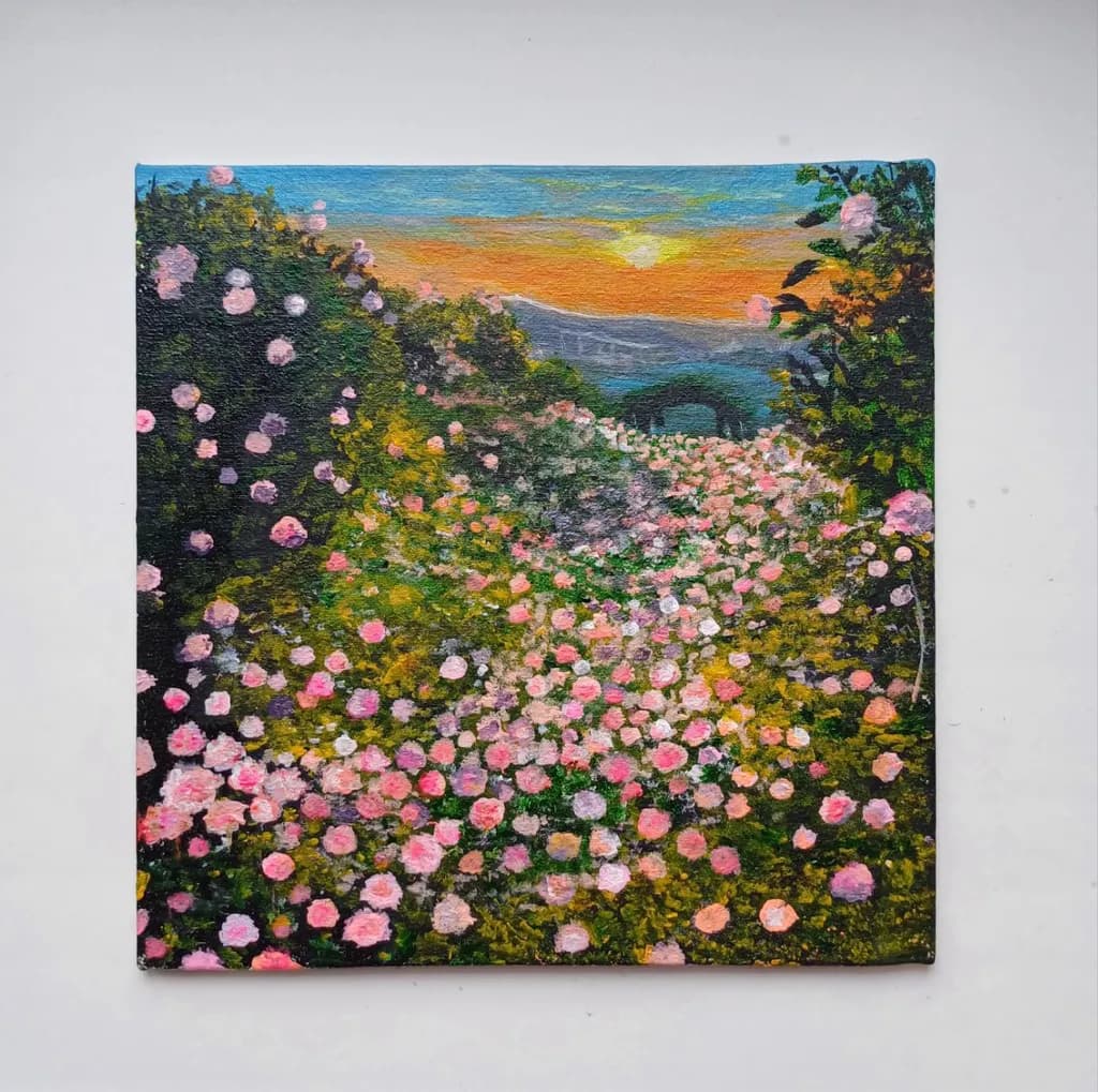 Sunset Rose Path