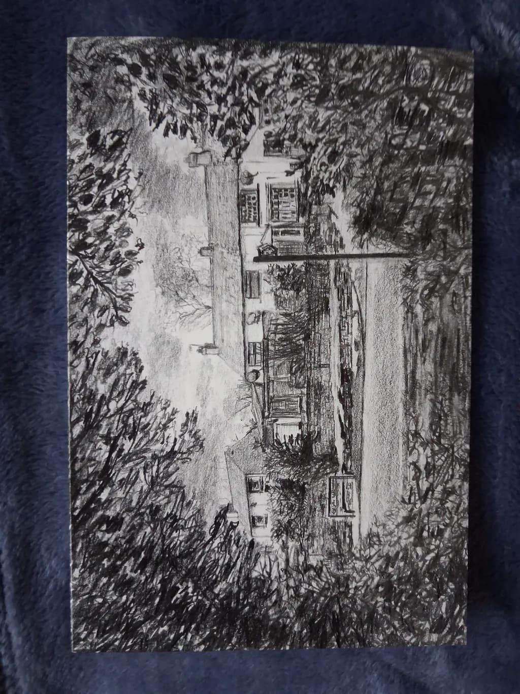House and Trees Landscape