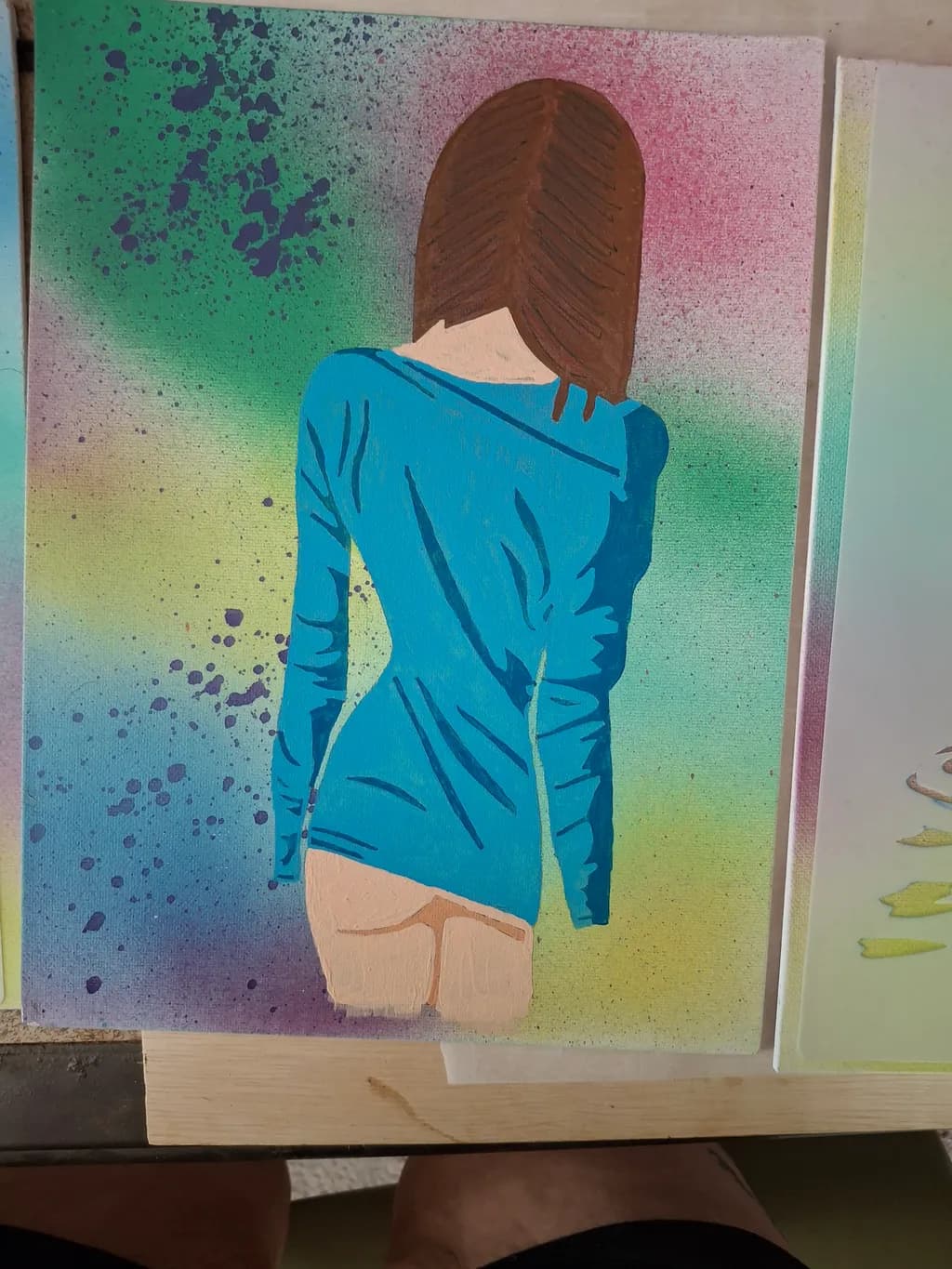 Blue Silhouette