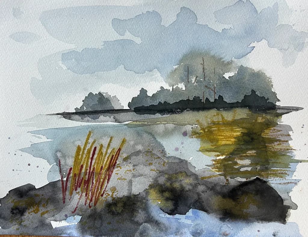 Misty Shoreline