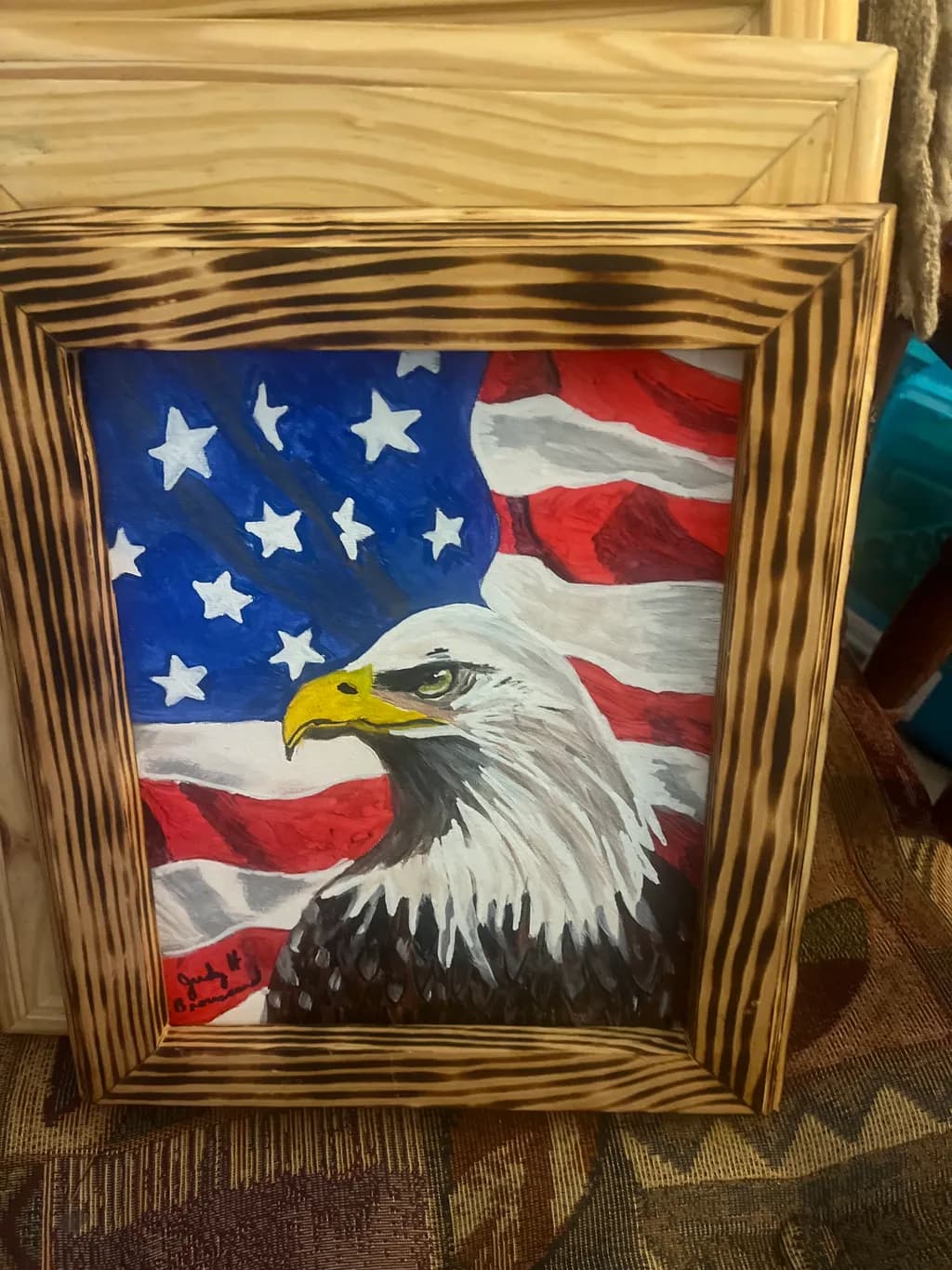 Eagle and Flag Pride