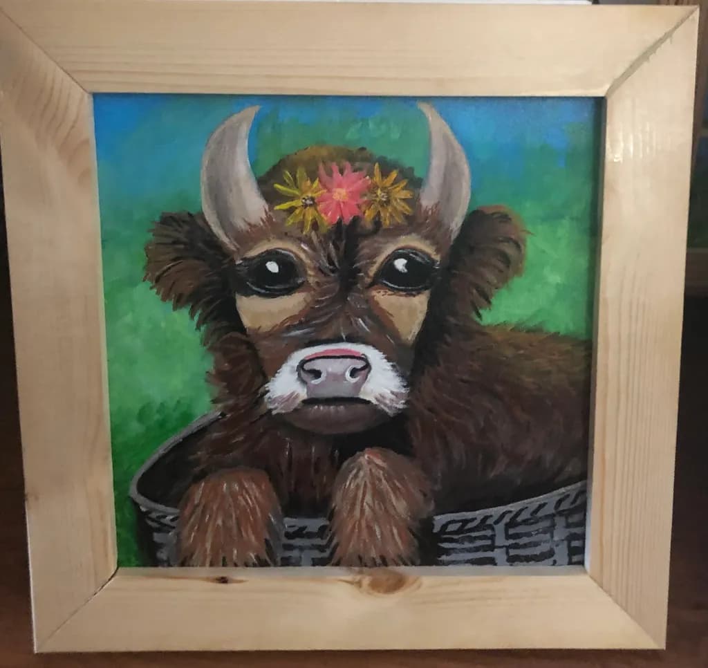 Bison in Basket