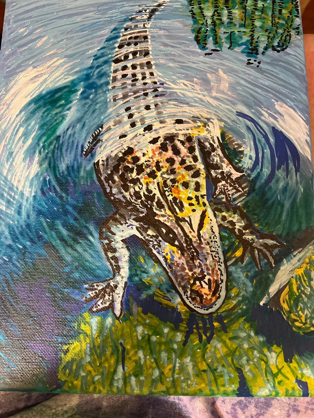 Swirling Croc