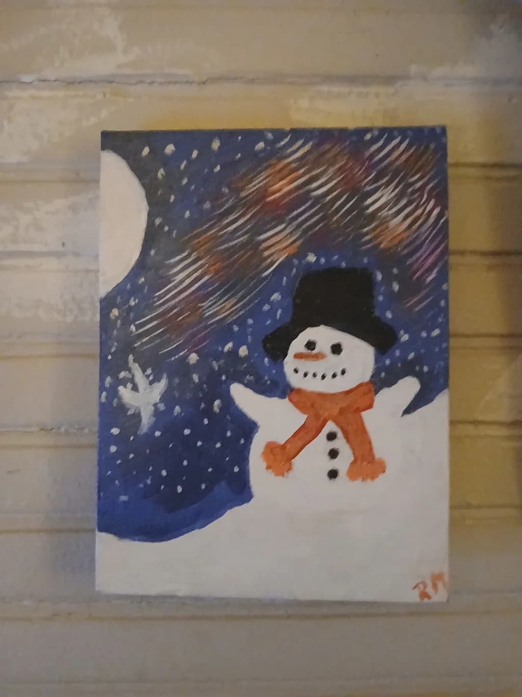 Snowman Nightscape