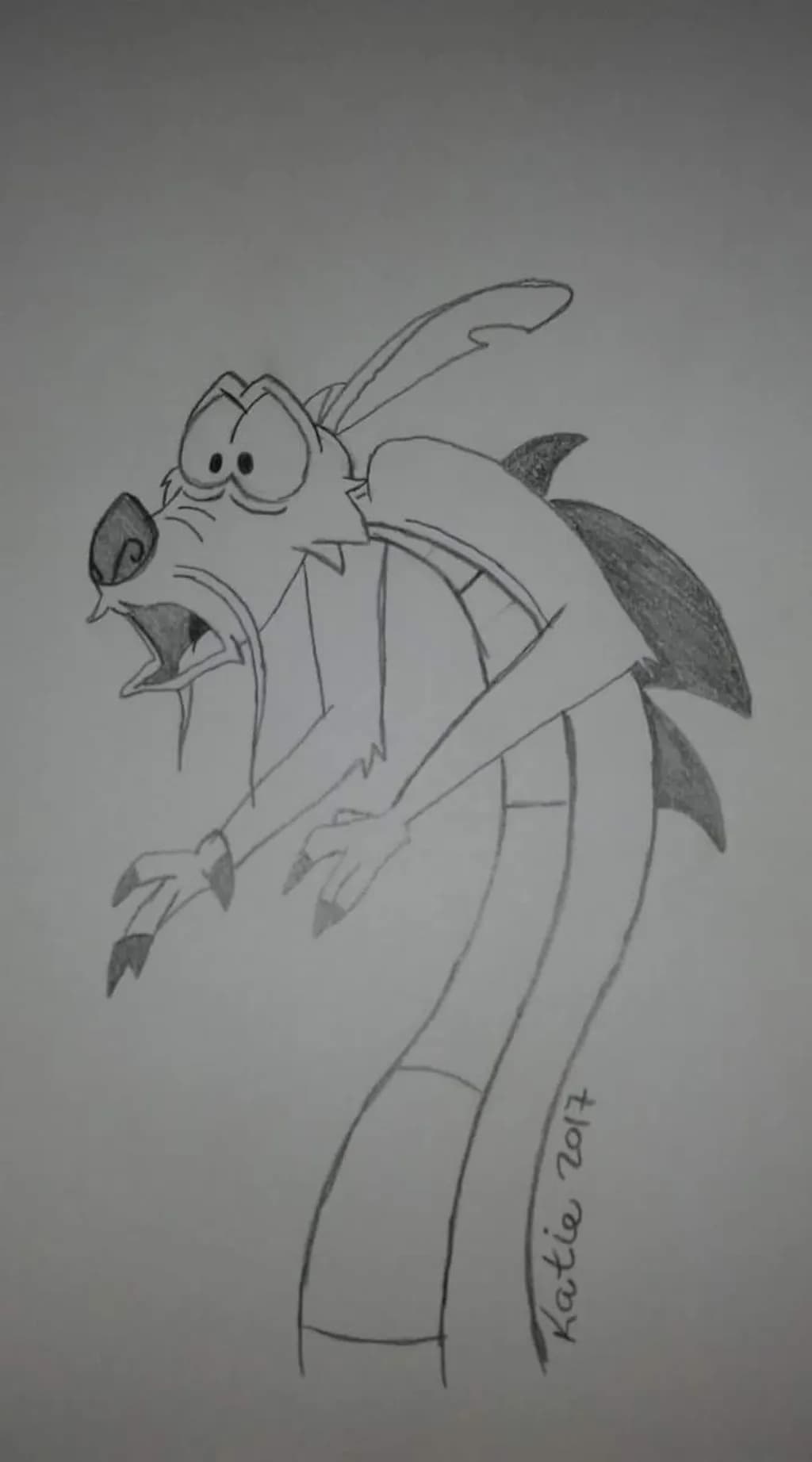 Startled Dragon