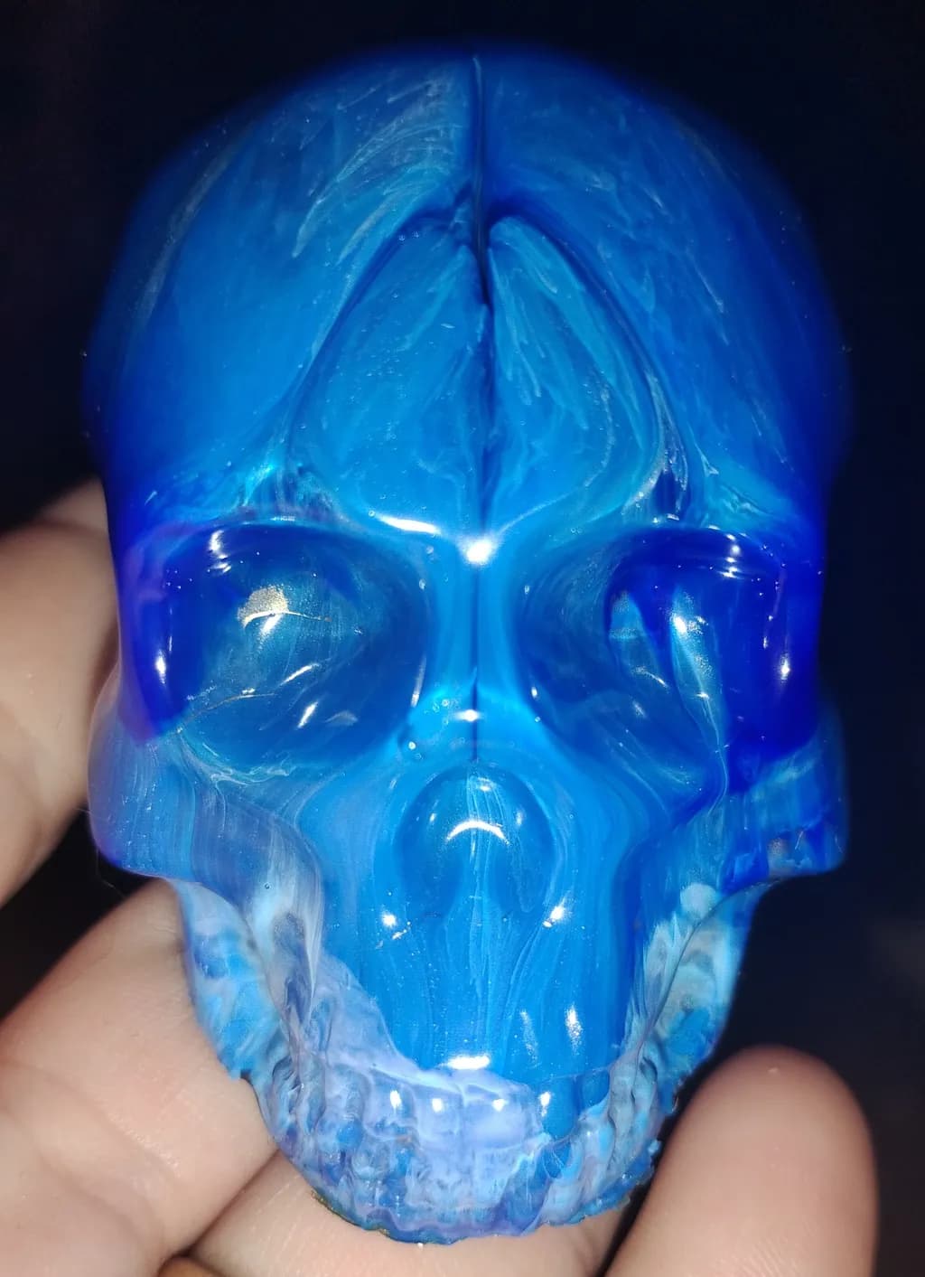 Blue Crystal Skull