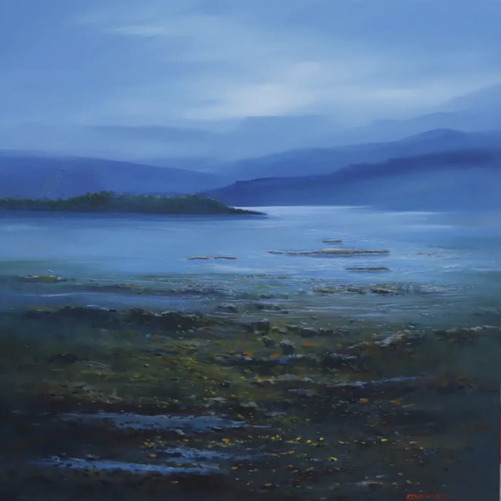 Misty Lake Shore