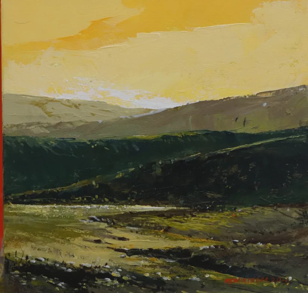 Hillside Sunset