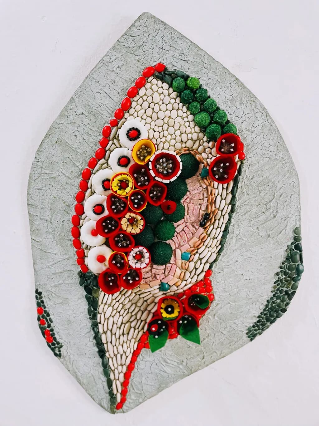 Floral Mosaic Leaf