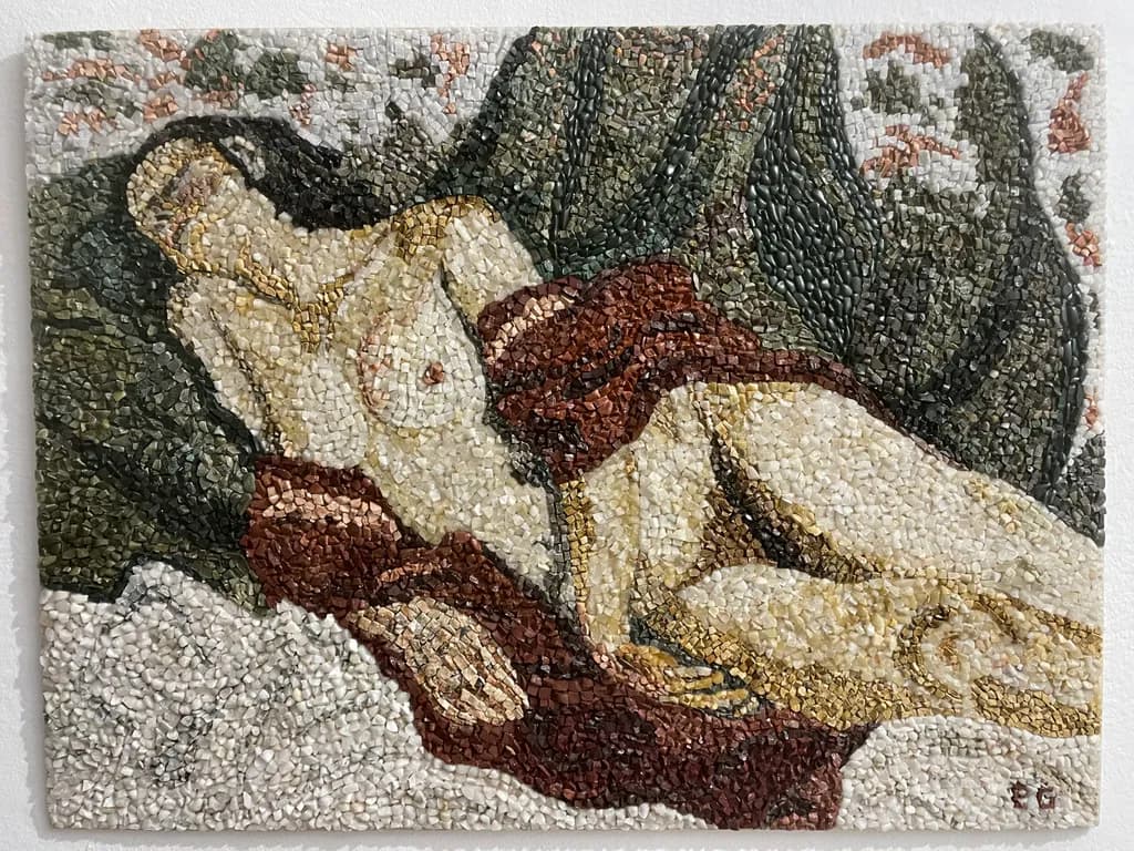 Reclining Mosaic Nude