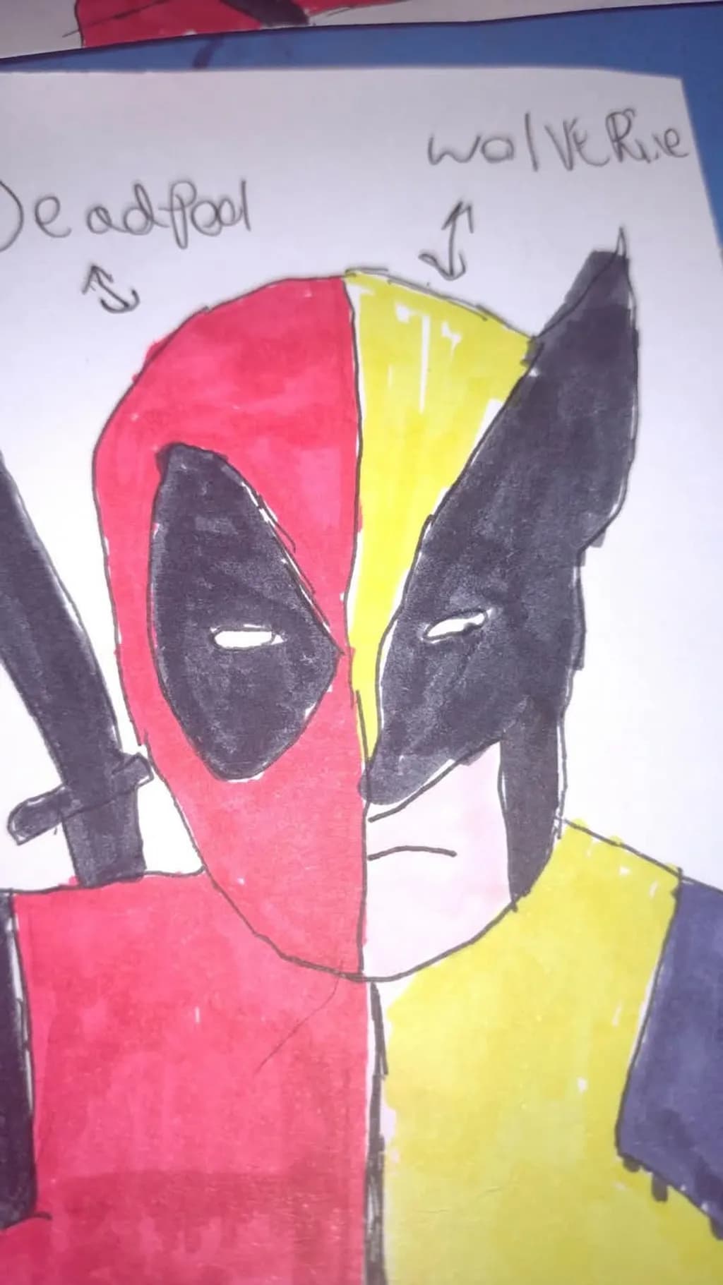 Deadpool Wolverine Split