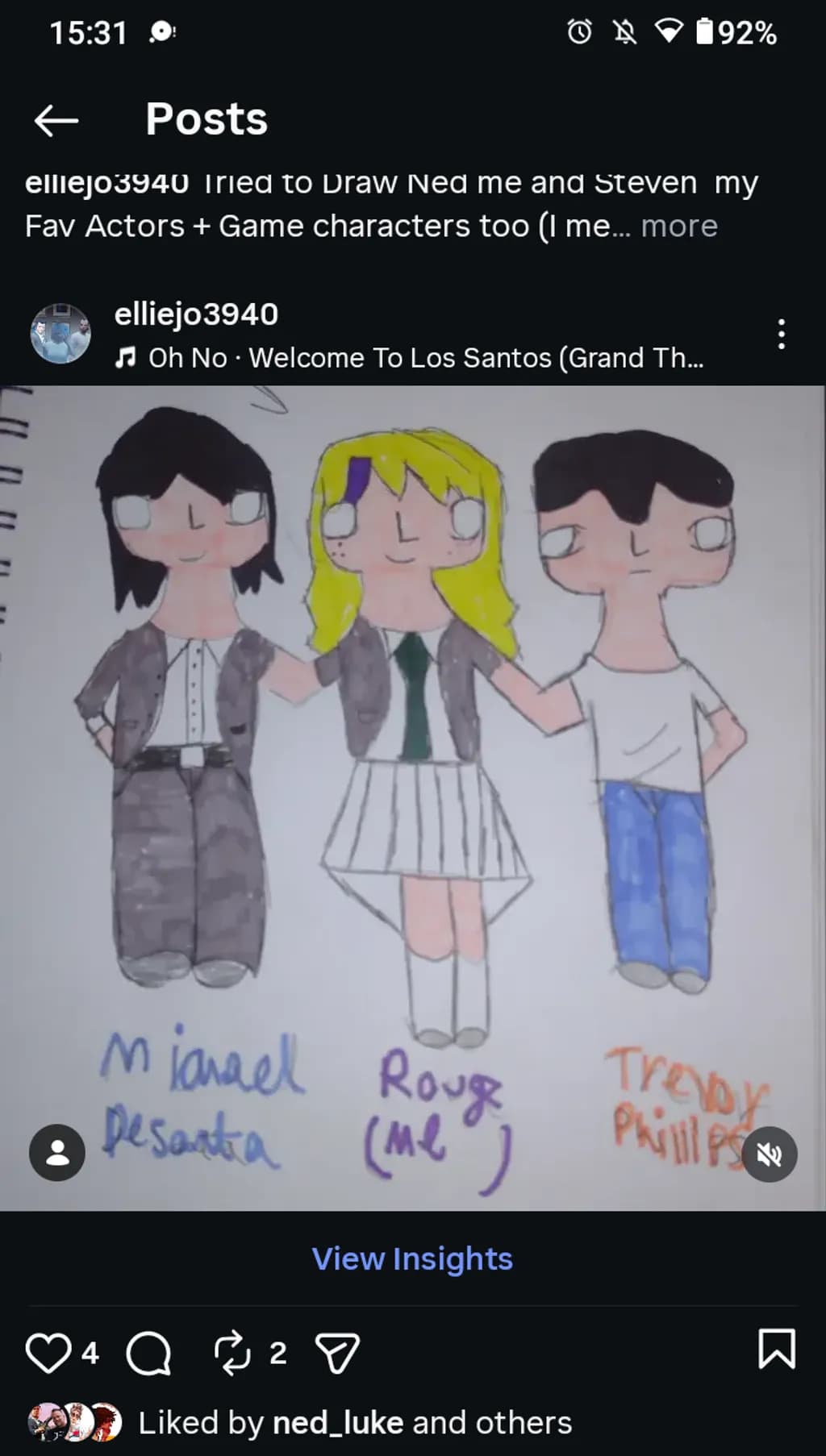 Ned, Roux, Trevor Trio
