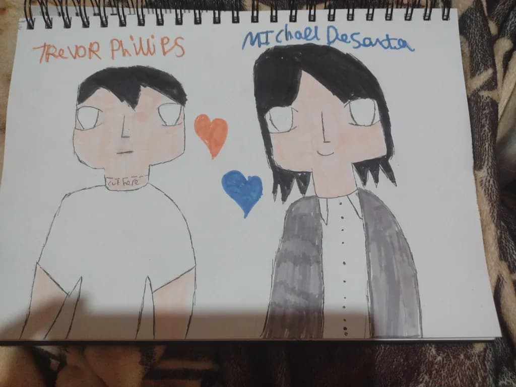 Trevor and Michael Hearts