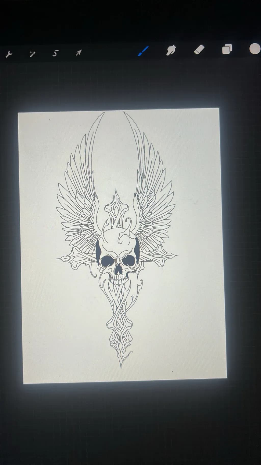 Winged Skull Emblem