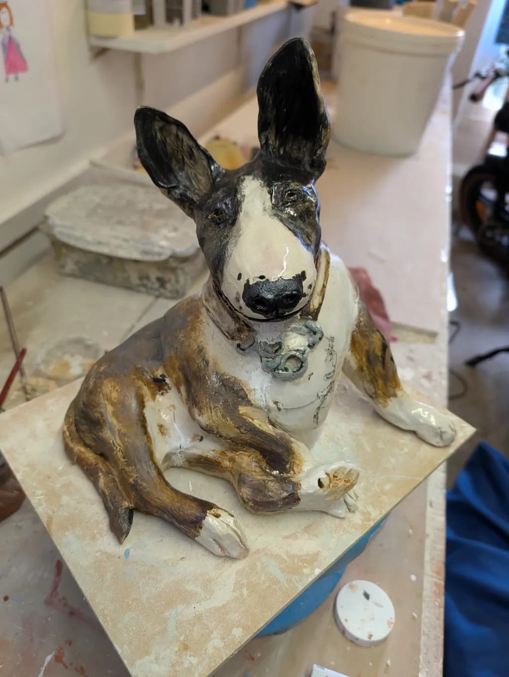 Resting Bull Terrier