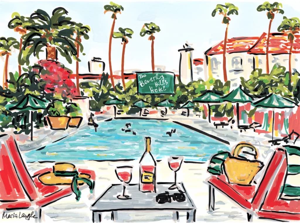 Beverly Hills Poolside