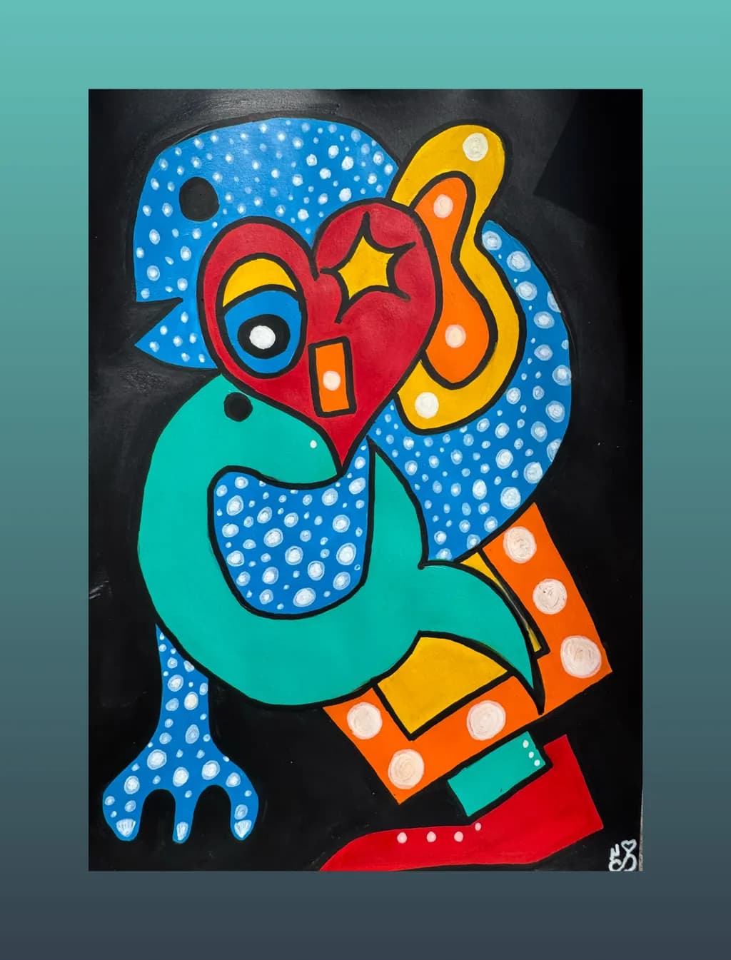 Abstract Embrace