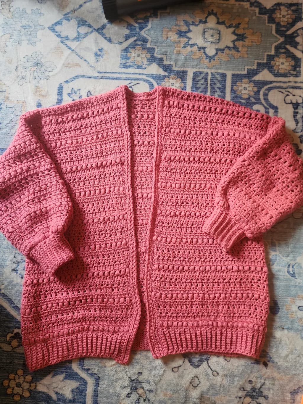 Coral Knit Cardigan