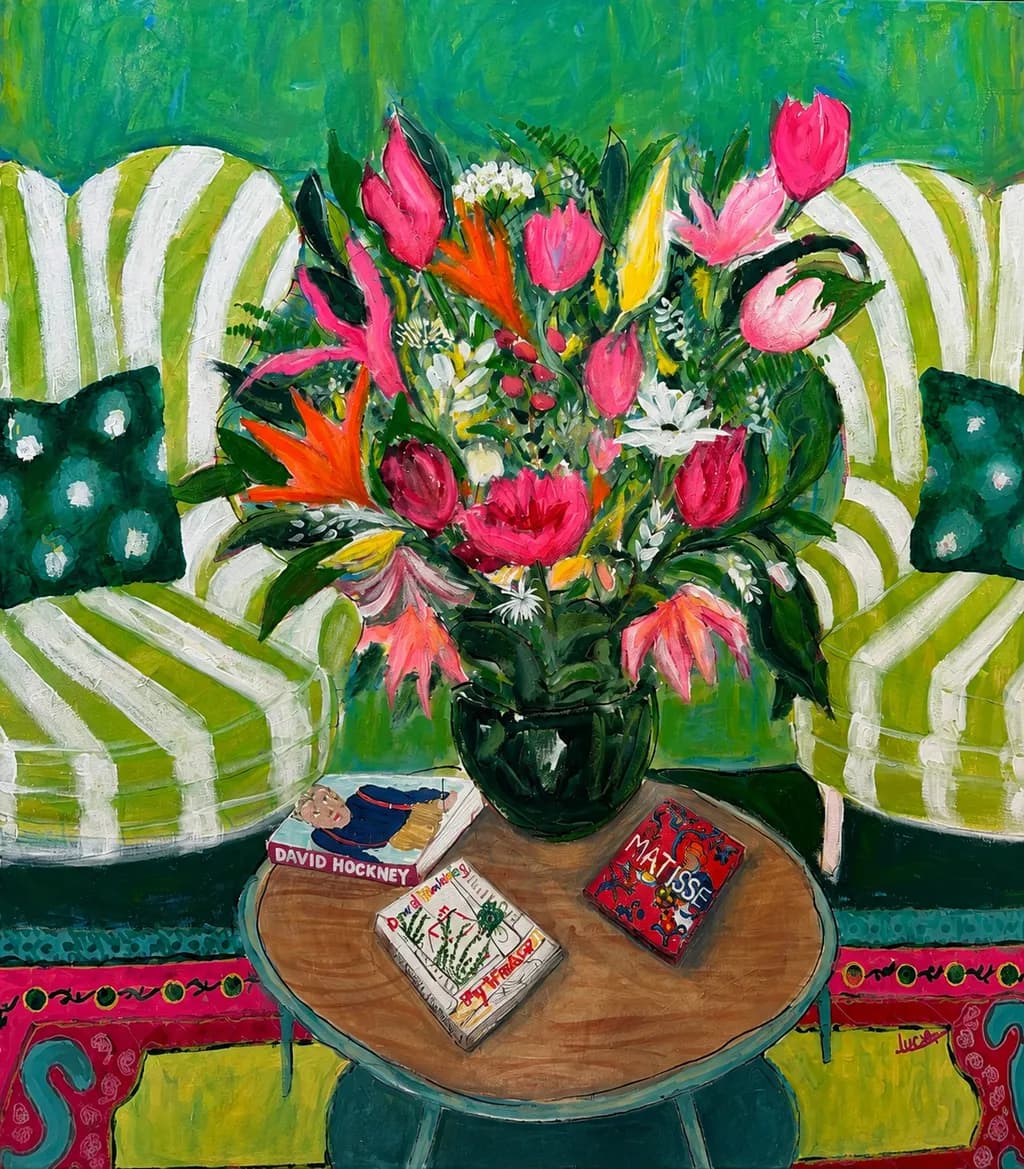 Floral Interior Scene